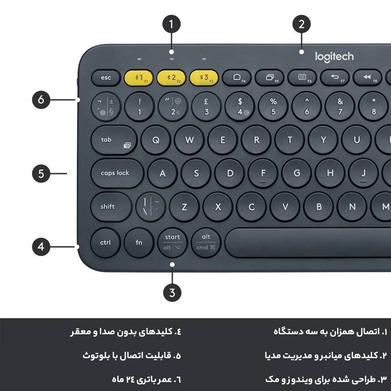 کیبورد بی‌سیم لاجیتک